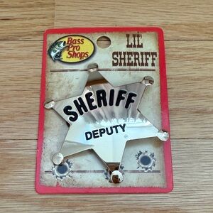 Bass Pro Shops Lil' Sheriff Pin Badge